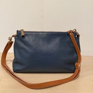 Valentina Italian Leather Crossbody Bag